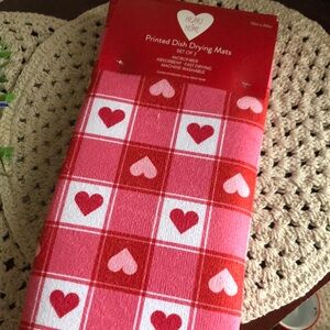 Valentines HEARTS Drying Mats